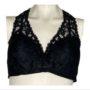 Paramour Abbie Lace PaddedCute Back Bralette Sz Xl